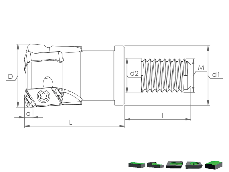 High Feed Modüler Taramalar - MHT LNMU 0303..