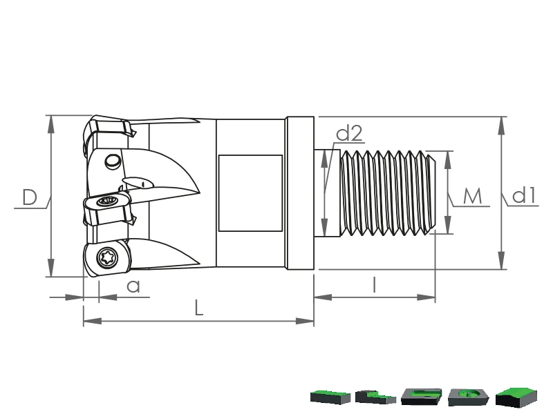 High Feed Modüler Taramalar - MHT ENMX 0604