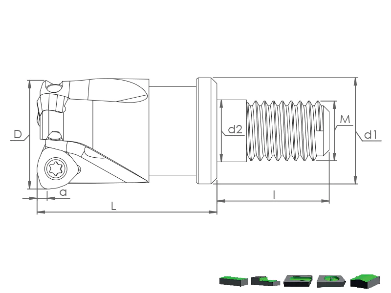 High Feed Modüler Taramalar - MHT SDMT 09T3.