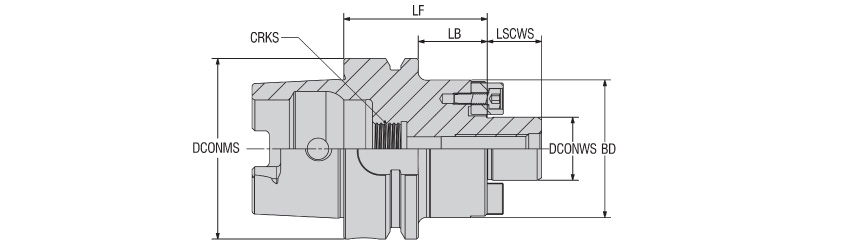ISO 12164-1 / HSK YÜZEY FREZE TAKIM TUTUCULAR - AHSK-FM