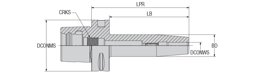 ISO 26623-1 / Polygon Shank Veldon Şaftlı Takım Tutucu | AKKO AC6