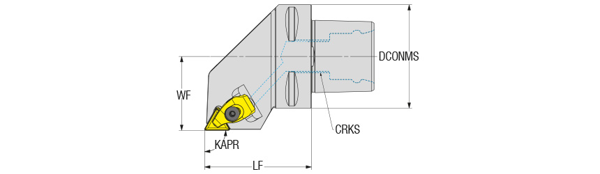ISO 26623-1 / Polygon Shank Yüzey Freze Takım Tutucu | AKKO AC4