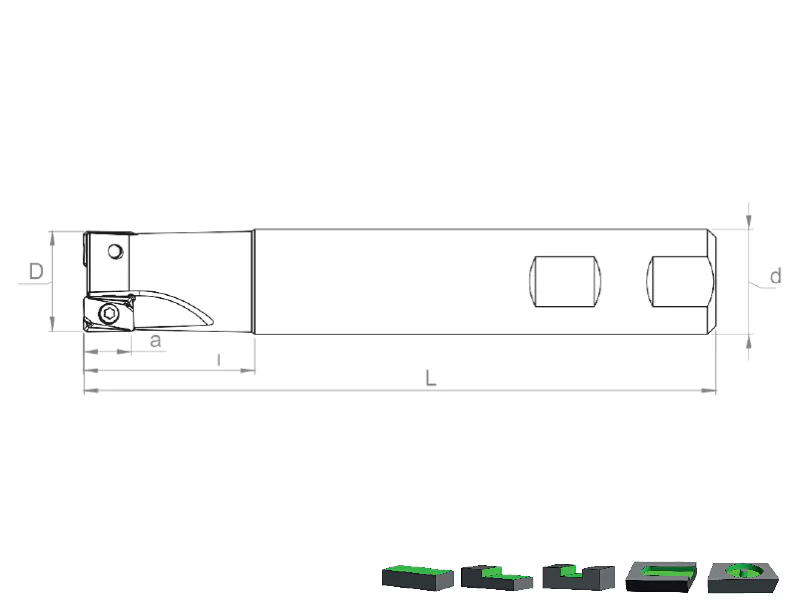 Saplı Taramalar - ST90 LNGX 1205.. | Yüksek Performanslı Torna Takımı