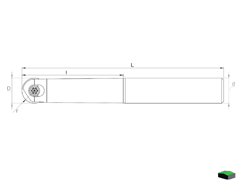 Küre Frezeler - SRT P3208 / P3210 / P3212 P3216 / P3220 / P3225 / P3232