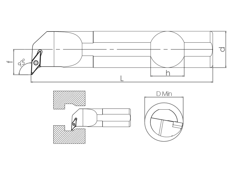 S Sistem İç Çap Torna Takımları - SVUCR/L (93)