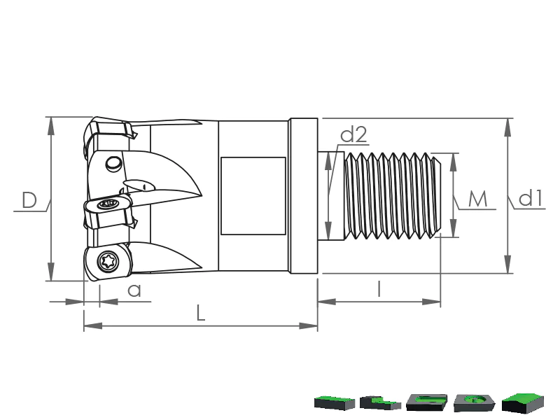 High Feed Modüler Taramalar - MHT BLMP 0603 / 0904